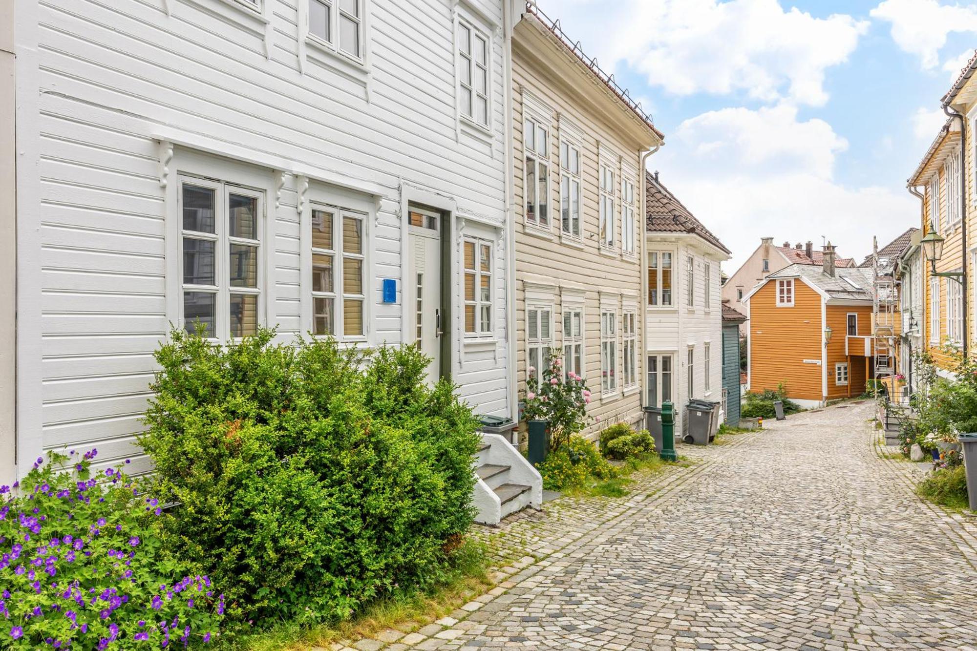 Apartmán View To Bryggen - Renovated Dec 24 - Historic Cobblestone Street Bergen Exteriér fotografie